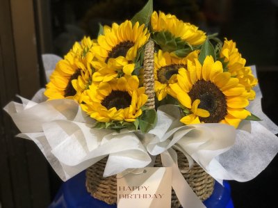 Sunflower Basket - Perfect Gifting
