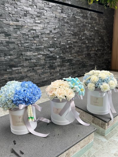 Shades of Blue FlowerBox