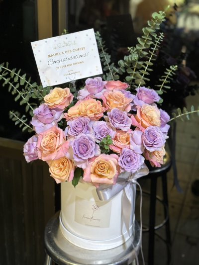 20 Roses - Purple Ombre Tone