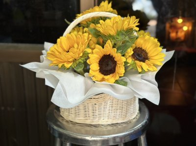 Sunflower Basket - Perfect Gifting