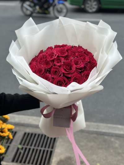 20 Majenta Roses Bouquet