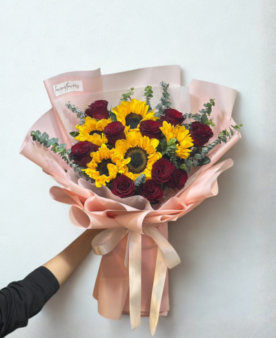 Sunflower Rose Mix Bouquet