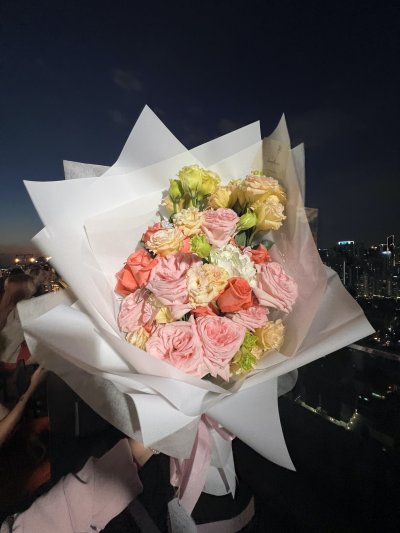 Peachy Mix Bouquet