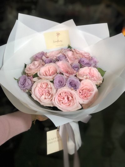 20 Roses - Purple and Pink Tone