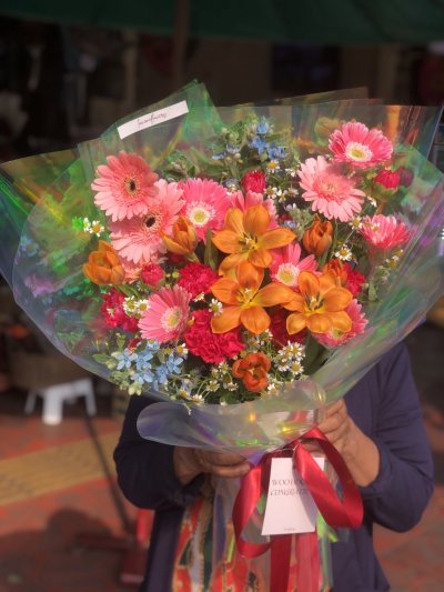 Touch of Rainbow Bouquet