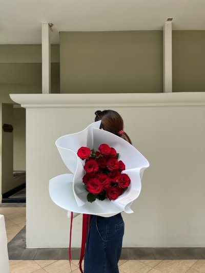 20 Red Roses Bouquet  | Trendy Wrapping