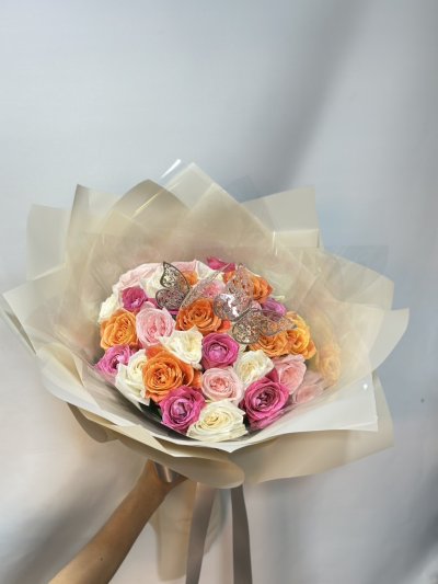 Multicolor Premium Rose Bouquet