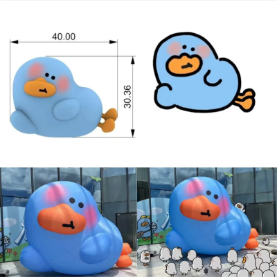 บอลลูนพองลม ลายเป็ด