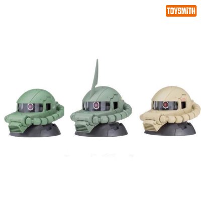 EXCEED Model Zaku Head - Vol.5 หัว ZAKU กาชาปองครบชุด 3 หัว แท้ 