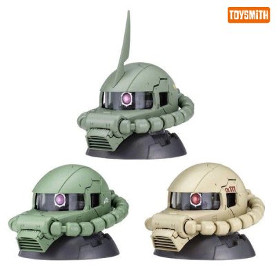 EXCEED Model Zaku Head - Vol.5 หัว ZAKU กาชาปองครบชุด 3 หัว แท้ 