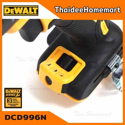 DEWALT สว่านกระแทกไร้สาย 18V. DCD996N  แรงบิด 95NM. (ตัวเปล่า ) รับประกันศูนย์ 3 ปี