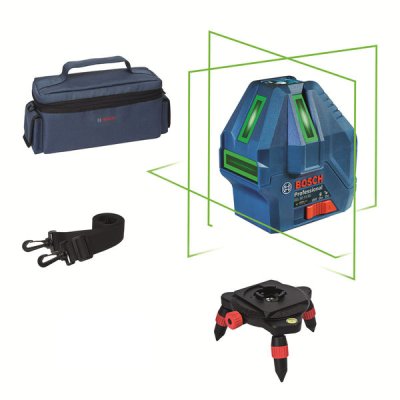 BOSCH เครื่องวัดระดับเลเซอร์ 5 เส้น (สีเขียว) GLL50-15XG 06010657K0 รับประกันศูนย์ 1 ปี