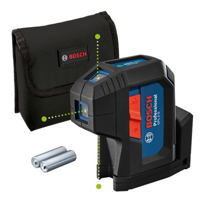 BOSCH เครื่องวัดระดับเลเซอร์ 3 จุด (สีเขียว) GPL3G 0601066N00 รับประกันศูนย์ 6 เดือน