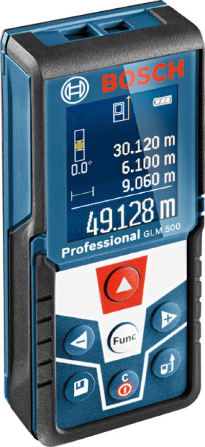 BOSCH เครื่องวัดระยะเลเซอร์ 50 เมตร GLM500 รับประกันศูนย์ 6 เดือน (สินค้ากล่องมีตำหนิ)