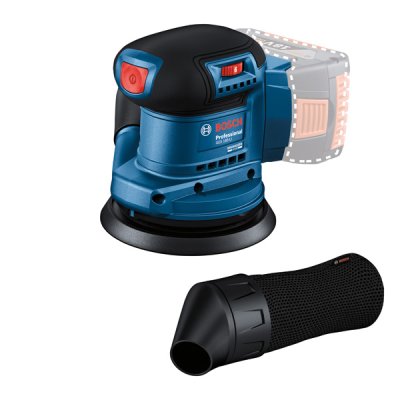 BOSCH เครื่องขัดกระดาษทรายกลมไร้สาย 5 นิ้ว รุ่น GEX185-LI (ตัวเปล่า) 06013A5080 รับประกันศูนย์ 6 เดือน