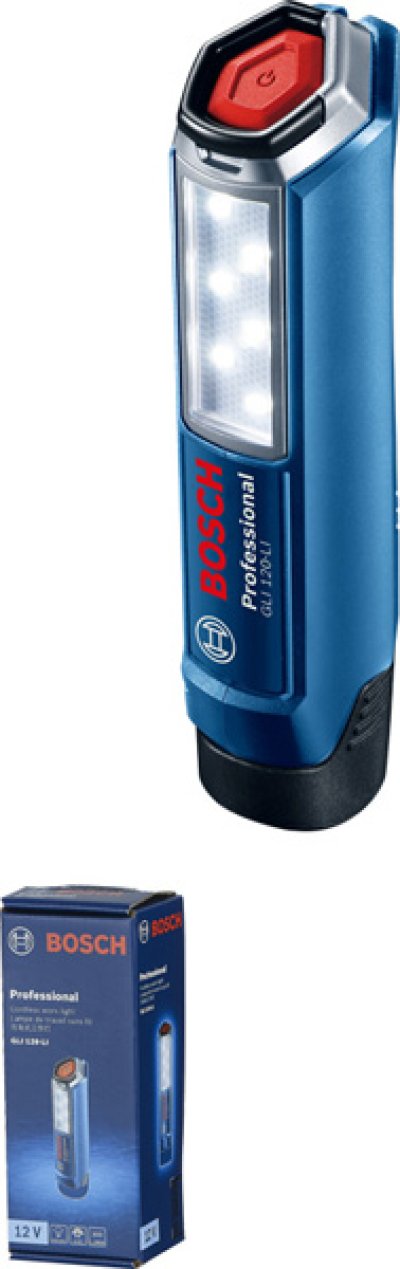 BOSCH ไฟฉายไร้สาย LED 12V. รุ่น GLI120V-Li  SOLO (ตัวเปล่า) รับประกันศูนย์ 6 เดือน 06014A10L0
