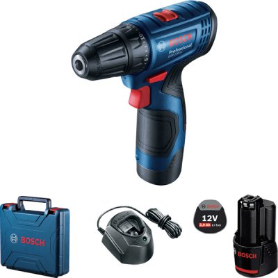 BOSCH สว่านไร้สาย 12V รุ่น GSR120-LI (2.0Ahx2) รับประกันศูนย์ 6 เดือน 06019G80K0