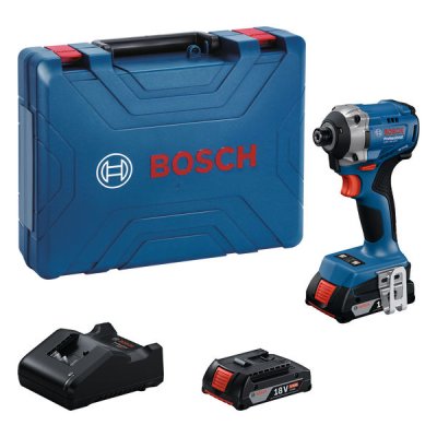 BOSCH ไขควงกระแทกไร้สาย 18V GDR18V-215 (2.0Ahx2) 06019N20K2 รับประกันศูนย์ 1 ปี