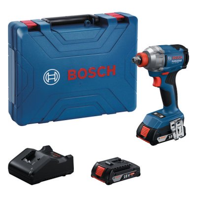 BOSCH ไขควง/บล็อกกระแทกไร้สาย 18V GDX18V-285 (2.0Ahx2) 06019N21K2 (285Nm) รับประกันศูนย์ 1 ปี