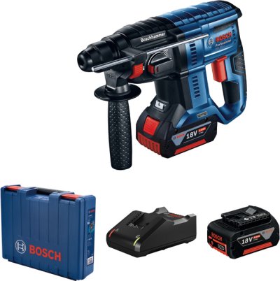 BOSCH สว่านโรตารี่ไร้สาย 18V GBH180-LI (4.0Ahx2) 06119111K1 รับประกันศูนย์ 1 ปี