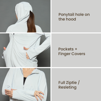 Jaket Anti UV Longshape