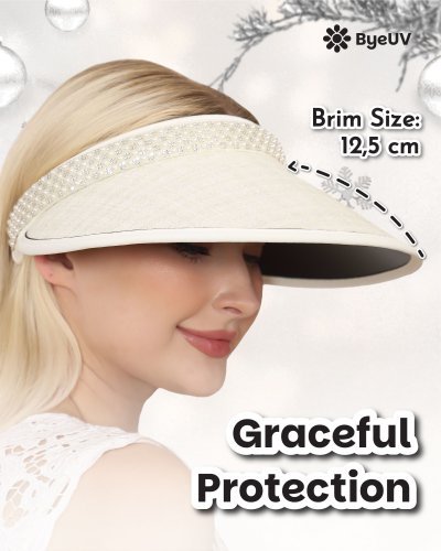 Topi Tweed Pearl Anti UV