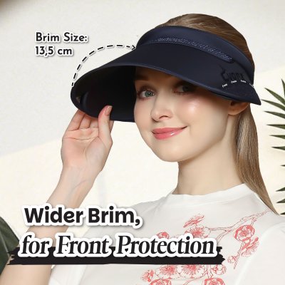 Topi Wingcap Anti UV CVORE UPF50+ Extra Sayap Impor Korea