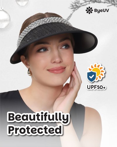 Topi Tweed Pearl Anti UV