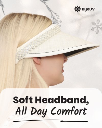 Topi Tweed Pearl Anti UV