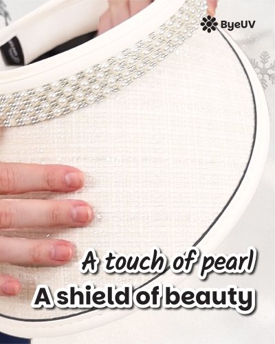 Topi Tweed Pearl Anti UV