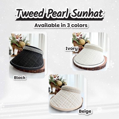 Topi Tweed Pearl Anti UV UPF50+