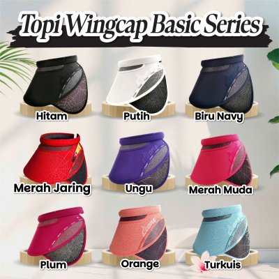 Topi Wingcap Anti UV CVORE UPF50+ Extra Sayap Impor Korea