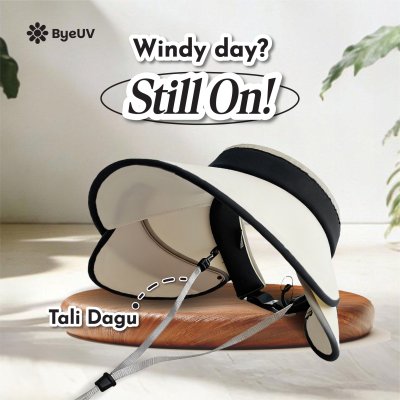 Topi Lipat Wing Anti UV Wanita UPF50+