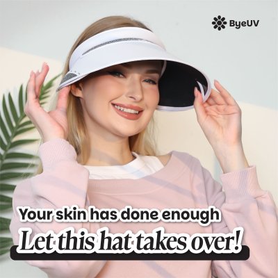 Topi Wingcap Anti UV CVORE UPF50+ Extra Sayap Impor Korea