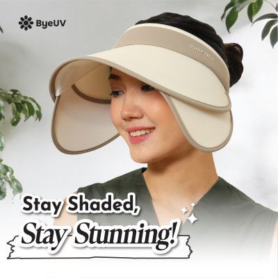 Topi Lipat Wing Anti UV Wanita UPF50+