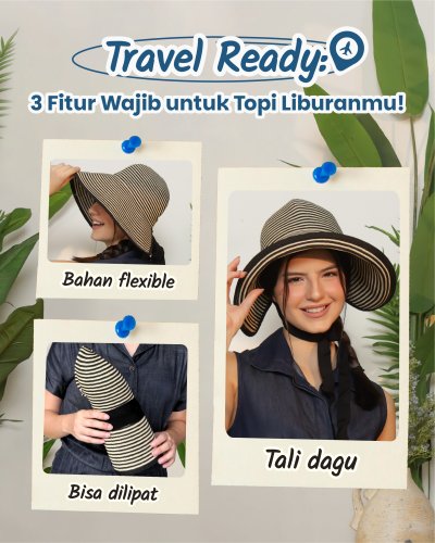 Topi Floppy Stripes