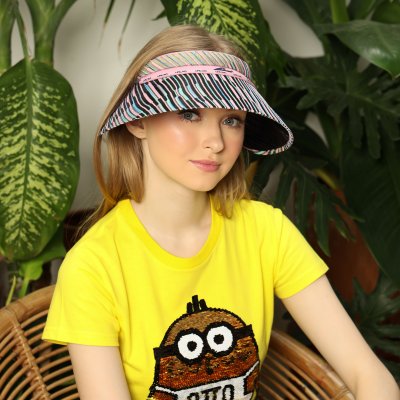 Topi Fashion Stripe Anti UV Linova