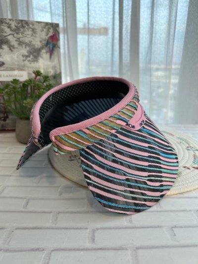 Topi Fashion Stripe Anti UV Linova