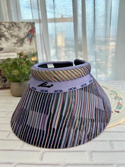 Topi Fashion Stripe Anti UV Linova