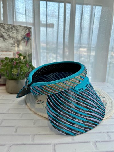 Topi Fashion Stripe Anti UV Linova