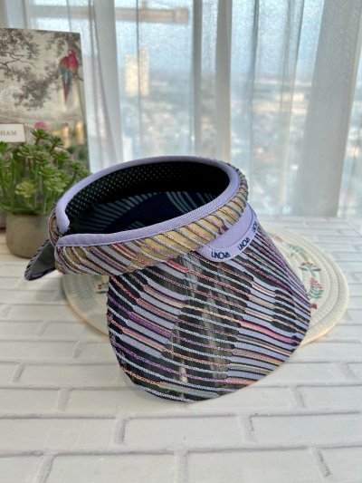 Topi Fashion Stripe Anti UV Linova