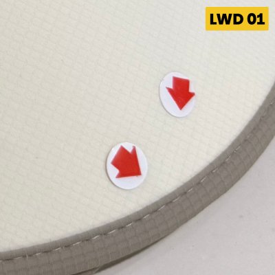 DEFECT SALE Topi Lipat Wing Anti UV Wanita UPF50+