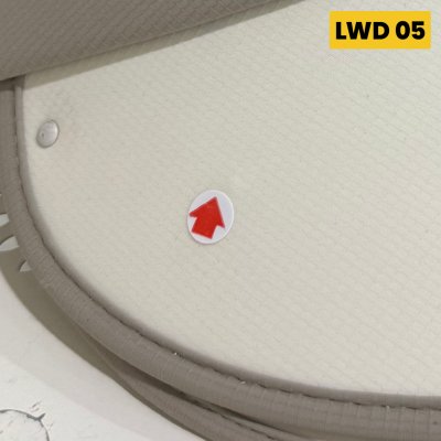 DEFECT SALE Topi Lipat Wing Anti UV Wanita UPF50+