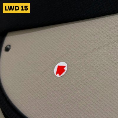DEFECT SALE Topi Lipat Wing Anti UV Wanita UPF50+