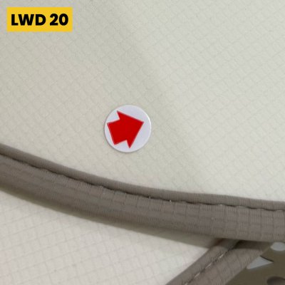 DEFECT SALE Topi Lipat Wing Anti UV Wanita UPF50+