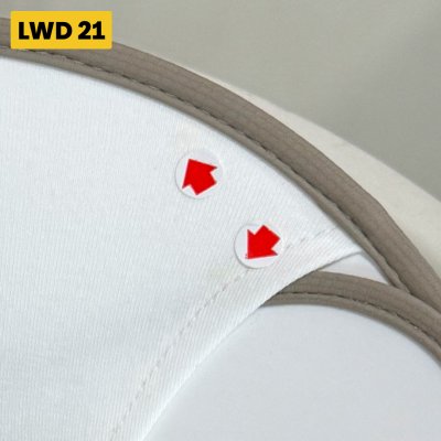DEFECT SALE Topi Lipat Wing Anti UV Wanita UPF50+