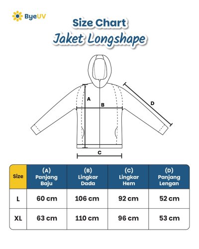 Jaket Anti UV Longshape