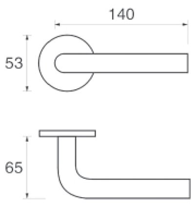Hollow Lever Handle MTL-002