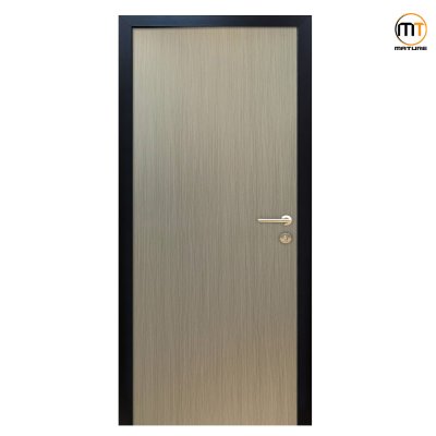 WPC-001 WPC Vacuum Door สี Ligth teak