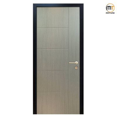 WPC-002 WPC Vacuum Door สี Ligth teak